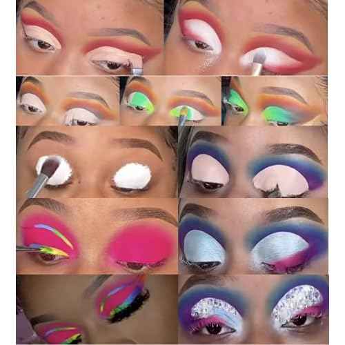 Fendy Eyeshadow Primer,Primer Face Makeup Eye Shadow Base,Anti-Aging Eyeshadow Primer Potion Waterproof Great for Oily Lids Primer (Skin-04)