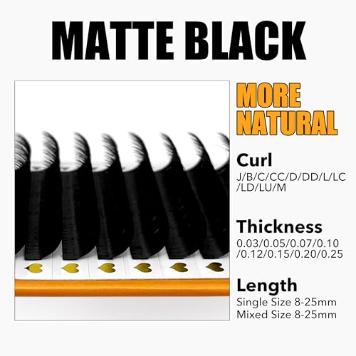 ABONNIE Classic Lash Extensions 0.07 CC Curl 8-15mm Mix