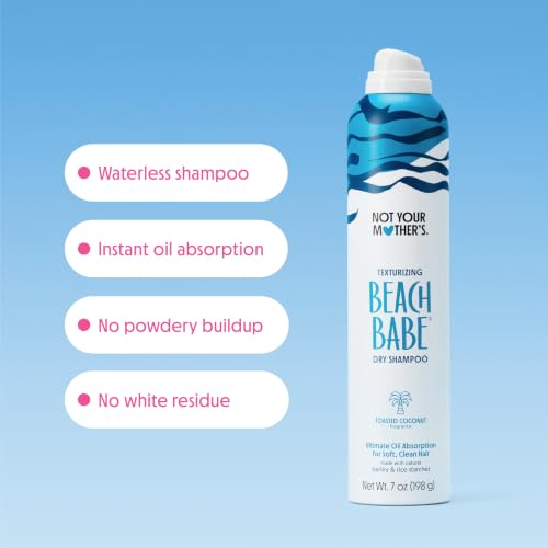 Not Your Mother's Beach Babe Jumbo Dry Shampoo 12oz Pack of 2 - Fresh Coconut Scent