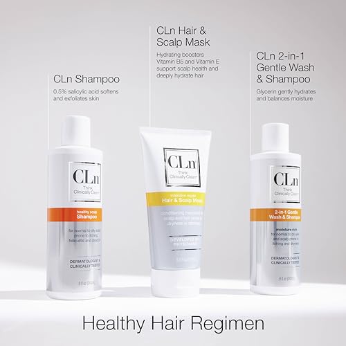 CLn¢ç Hair & Scalp Mask Conditioner - Deep Conditioner for Hair & Scalp Prone to Dryness & Damage, Paraben-Free & Dye-Free, Scented by Eucalyptus, 6 fl. oz.