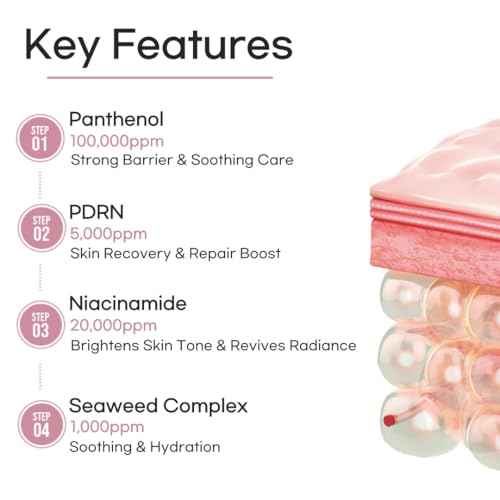 daymellow PDRN Panthenol Calming Barrier Cream 2.70 fl. oz / 5,000ppm Salmon DNA PDRN & 100,000ppm Panthenol, Niacinamide, Hydrating Moisturizer for Glowing Skin, Firming, Repairing & Revitalizing