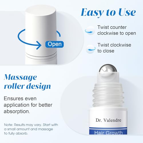 Hair Growth Serum Roll-On | Caffeine & Rosemary for Thinning Hair