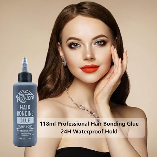 Hair Glue for Wigs & Extensions - Professional Bonding Adhesive 4oz