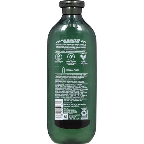 Herbal Essences Avocado & Argan Oil Sulfate Free Shampoo, 13.5 fl oz (Pack of 2)