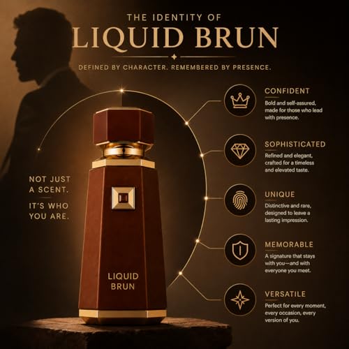 Liquid Brun Eau de Parfum for Men 100ml | 12-Hour Long Lasting