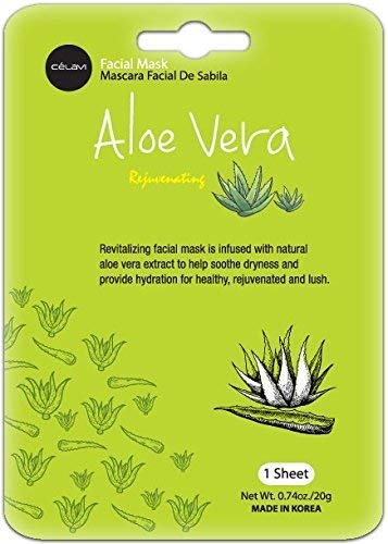 Celavi Essence Facial Sheet Face Mask Variety Set Classic Authentic Korean Moisturizing Skincare (Variation 1, 12 Count (Pack of 2))