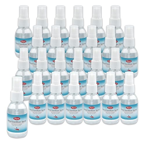 SIPA 1.69oz Pack of 25 Citrus Scent Hand Sanitizer Spray Travel Size