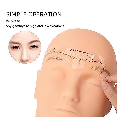 100pcs Disposable Eyebrow Ruler Stencils for Microblading