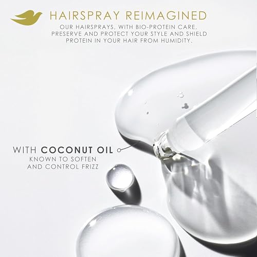 Dove Flexible Hold Hairspray 6 ct Protect Micro-Mist for Long-lasting Hold, Protection Against Humidity All-day Flexible Hold for 24H Frizz Control 5.5 oz