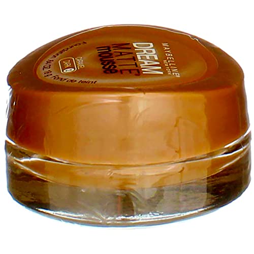 Maybelline Dream Matte Mousse Foundation, Caramel, Dark, 0.64 oz (Pack of 2)