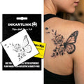 INKARTLINK Semi-Permanent Butterfly Tattoos for Women