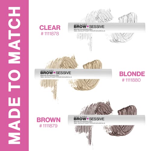 wet n wild Brow-Sessive Eyebrow Shaping Makeup Gel Blonde (Pack of 2)