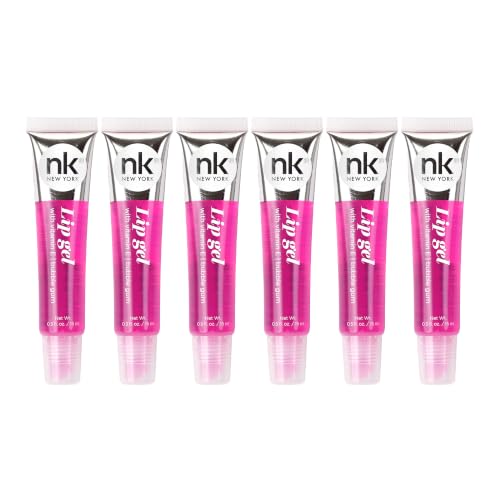 Nicka K Lip Gel 6-Pack - Hydrating, Non-Sticky