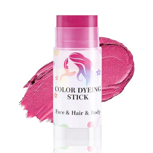 Temporary Hair Color Stick Set - 9 Vibrant Colors, Washable & Non-Toxic