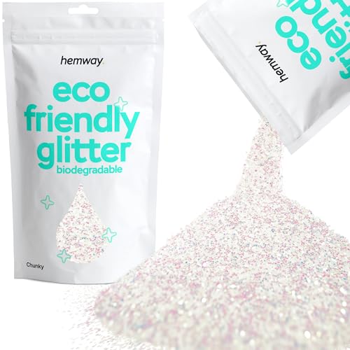 Hemway Biodegradable Glitter 100g Mother of Pearl