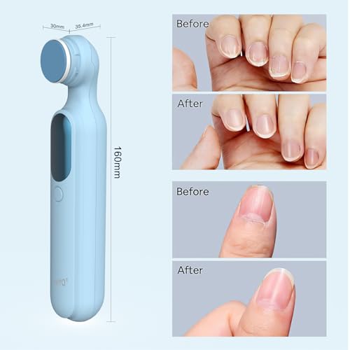 Electric Nail Trimmer, 6 in 1 Baby Nail Clippers, Safe & Easy Electric Portable Manicure Pedicure Tool for Baby Care Newborn Toddler Toes & Fingernails Nail Kit