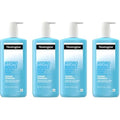 Neutrogena Hydro Boost Body Gel Cream,Hydrating Body Lotion with Hyaluronic Acid for Sensitive Skin,Fragrance-Free Hyaluronic Acid Moisturizer,16 oz,(Pack of 4)