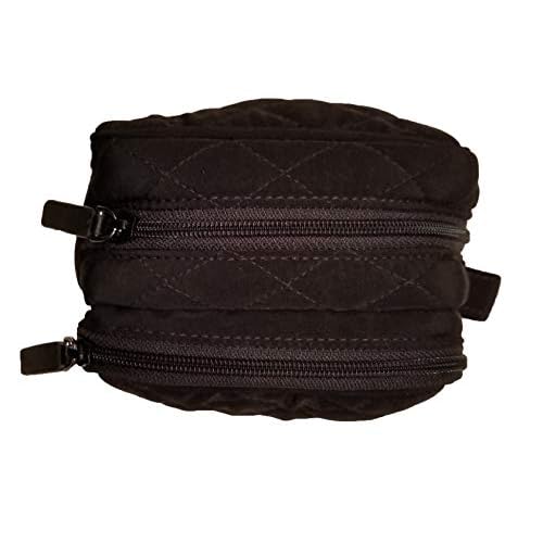Medium Iconic Blush & Brush Makeup Case, Classic Black