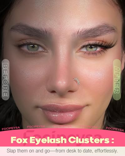 Focipeysa Wispy Lash Clusters 10-18mm Eyelash Extensions