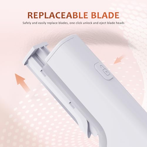 Rechargeable Sonic Dermaplane Razor for Women – LED Dermaplaning Tool