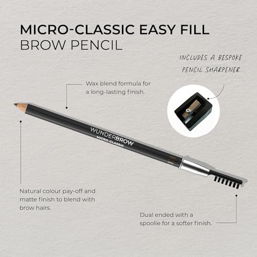 Wunderbrow Micro-Classic Brow Pencil Brunette 2.5mm