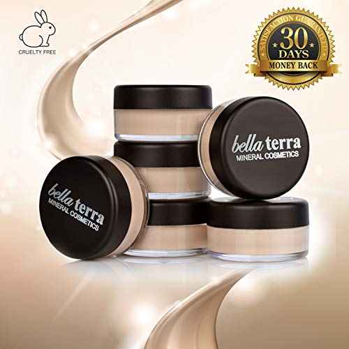 BellaTerra Cosmetics Eye Primer for Eyeshadow | Long-Lasting Shadow Base & Eyelid Concealer for Dark Circles & Veins | Matte Finish | Fragrance-Free for Sensitive Skin | .32 oz Crease-Proof Formula