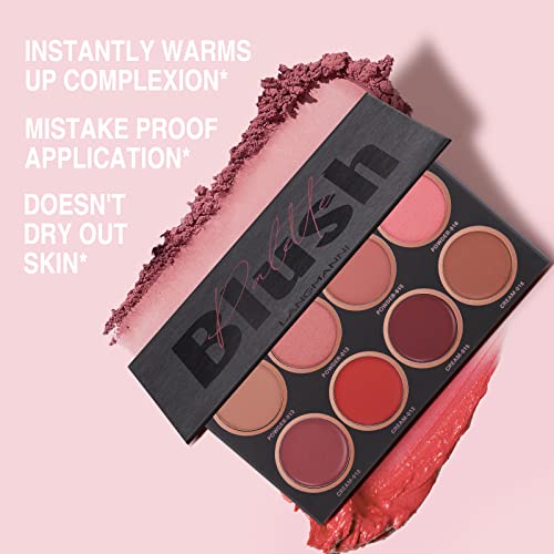 8 Colors Blush Palette, 4 Powder + 4 Cream Blush, Contour and Highlight Blush Palette, Natural Nude Makeup Brighten Skin Tone Portable Makeup Blush, Professional Facial Makeup Blush