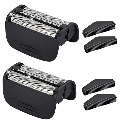 Shaver Replacement Head Compatible with Remington Foil Shaver PF7400, PF7500, and PF7600 Models (Black(2PCS))