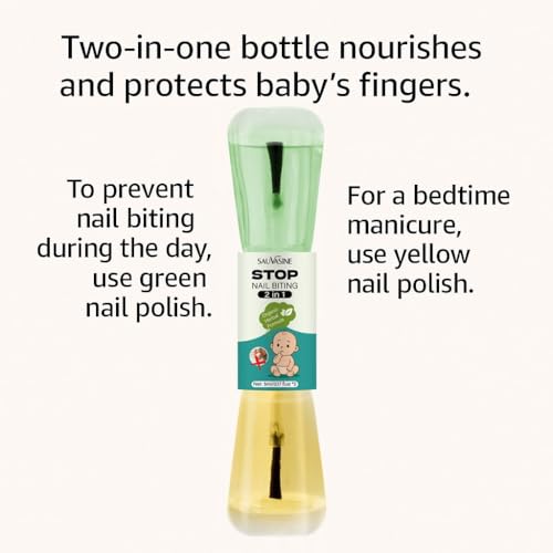 Stop Nail Biting Polish for Kids & Adults - Clear Strengthener