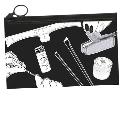 Eyebrow Mapping Kit with Ink String, Paste, Pencil & 20 Stencils