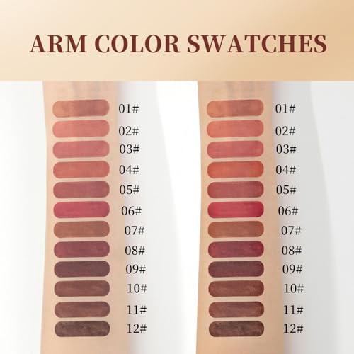 12 Colors Waterproof Lip Liner Pencil Set