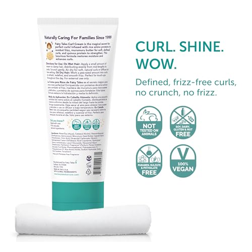 Fairy Tales Curly Q Kids Curl Cream – 6 oz Curl Crème