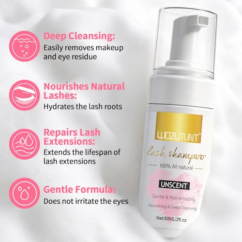 Eyelash Extension Cleanser Kit with USB Lash Fan