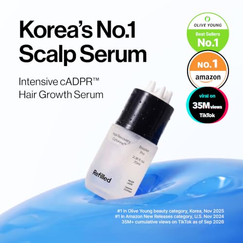 Refilled cADPR Booster Pro Hair Growth Serum for Sensitive Scalp - Fast Results