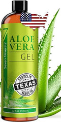 Seven Minerals Pure Aloe Vera Gel 12oz - Texas Grown Organic