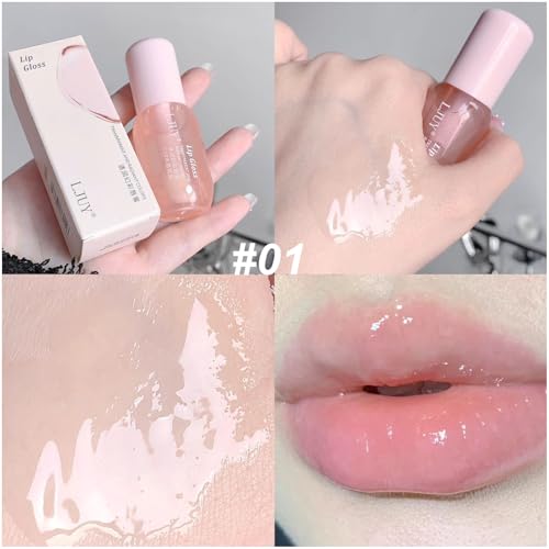 Mint Lip Gloss Oil Set - 3 Pc Hydrating Moisturizer