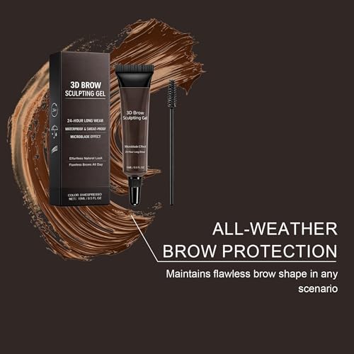 3D Brow Sculpting Gel 2 Pack Waterproof Espresso