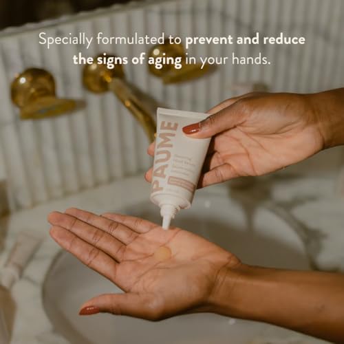 PAUME Renewing Anti-Aging Hand Serum for Dry Hands with Hyaluronic Acid, 2 oz