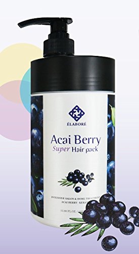 Elabore Acai Berry Super Hair Pack 33.80fl.oz/ 1000ml