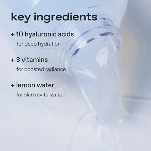 glow mini Lemon Vitamin Toner | Hydrating with hyaluronic Acid | mild Exfoliation | Jeju Lemon Water for Refreshing deep?Moisture | Highly Absorbent Formula | Cruelty?Free | 1 fl oz