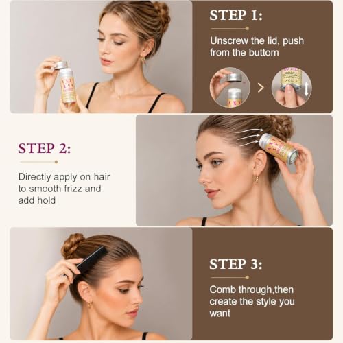 Hair Wax Stick for Flyaways & Styling - Kids & Women Hair Accessories