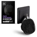 The Man Face Scrubber & Hook - Silicone Face Scrubber for Men, Gentle Exfoliating Face Massager, Flex Face Brush for Men, Removes Dead & Dry Skin, Facial Cleansing Brush with Hook
