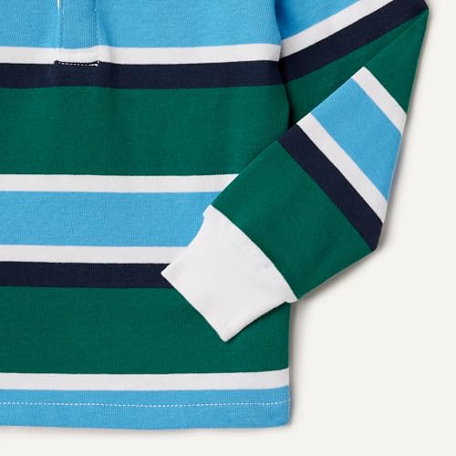 Boys' Long Sleeve Rugby Polo Shirt - Comfortable & Durable