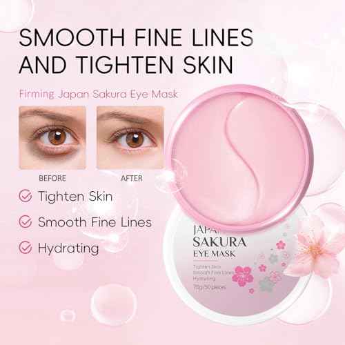 Sakura Skin Care Set, Skin Care For Teens 10-12, Travel Essentials Skincare Gift Set For Women - Cream, Serum, Eye Mask, Lip Mask, 5 Sleeping Mask, 5 Mud Mask, Hydrating Teen Skincare Kit