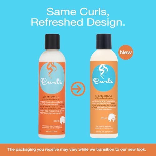 Curls Crème Brule Whipped Sculpting Cream - Dry, Wavy, Curly, and