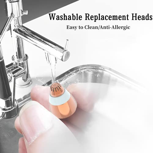 Eyebrow Hair Remover Replacement Heads - Waterproof Gold-Plated Facial Grooming
