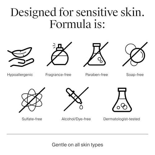 Neutrogena Ultra Gentle Cream to Foaming Face Wash for Sensitive Skin, Fragrance-Free Gentle Facial Cleanser, Hypoallergenic Skin Care, Non-Comedogenic Makeup Remover, 12 fl oz