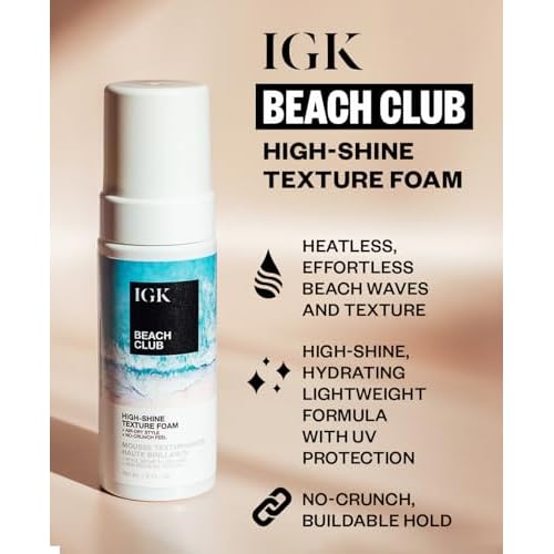 IGK BEACH CLUB High-Shine Texture Foam