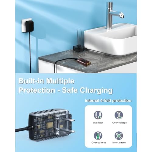WUKUR 2V Shaver Charger Compatible with Wahl 8061, 8786, 8163, 7367, 7357, 7353, 7029, 7060, 7035, 7339, 7356 5-Star Series Clipper Trimmer