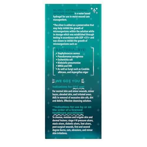 Be Smart Get Prepared Silvex Wound Wash 4oz - Minor Cut, Abrasion,1st Degree Burn